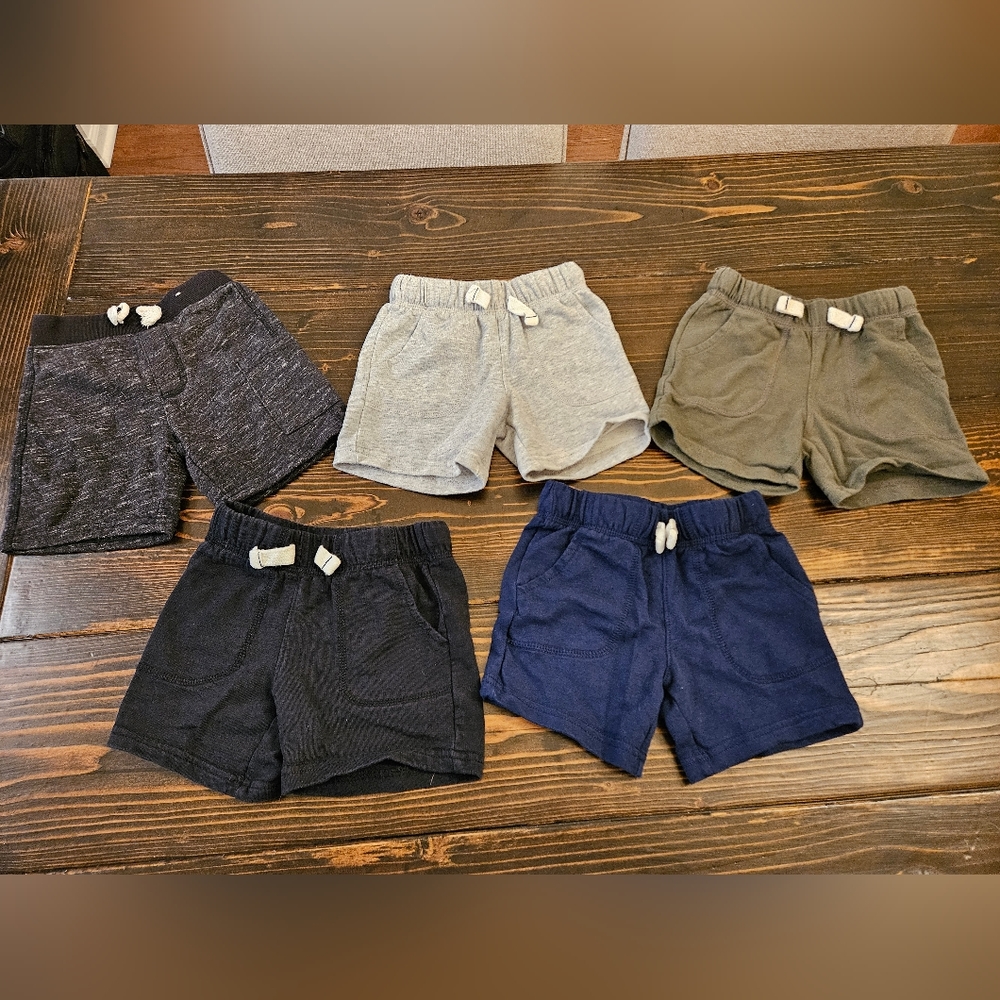 Carter's 2t 100% cotton boy shorts bundle